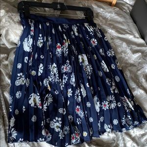 Jason Wu pleated floral print skirt